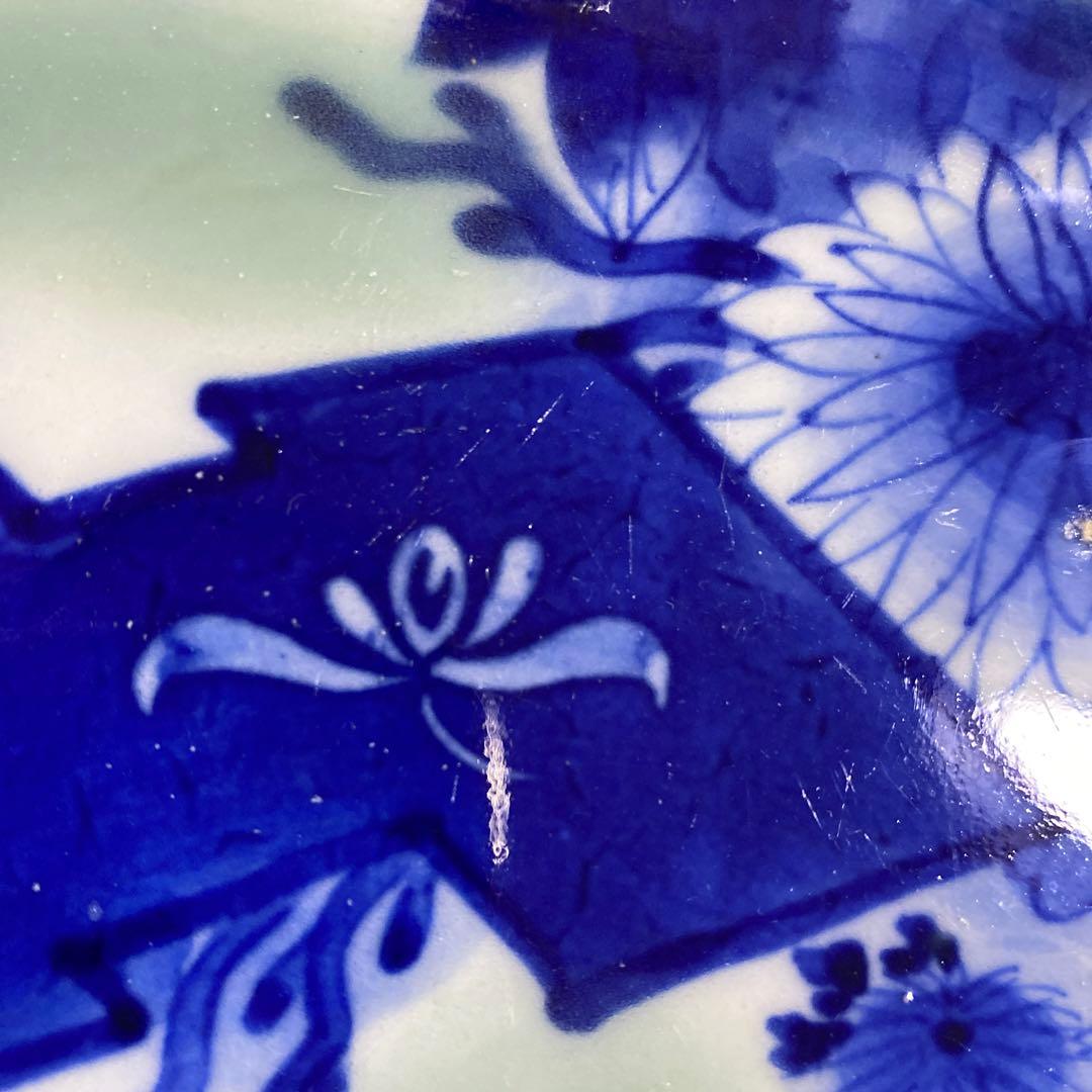 アンティーク　六角　飾皿　大皿プレート　レトロ　骨董品