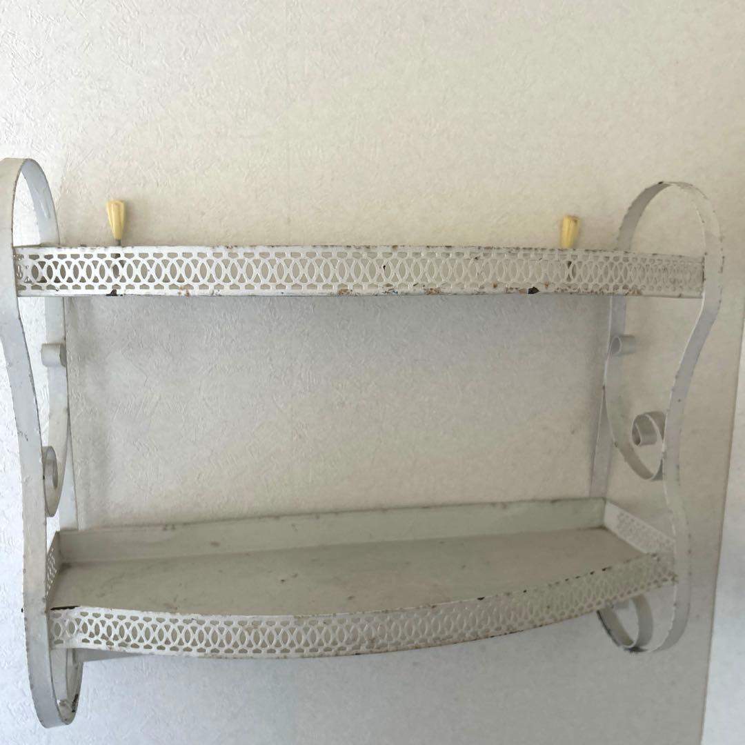 アンティーク　アイアンシェルフ