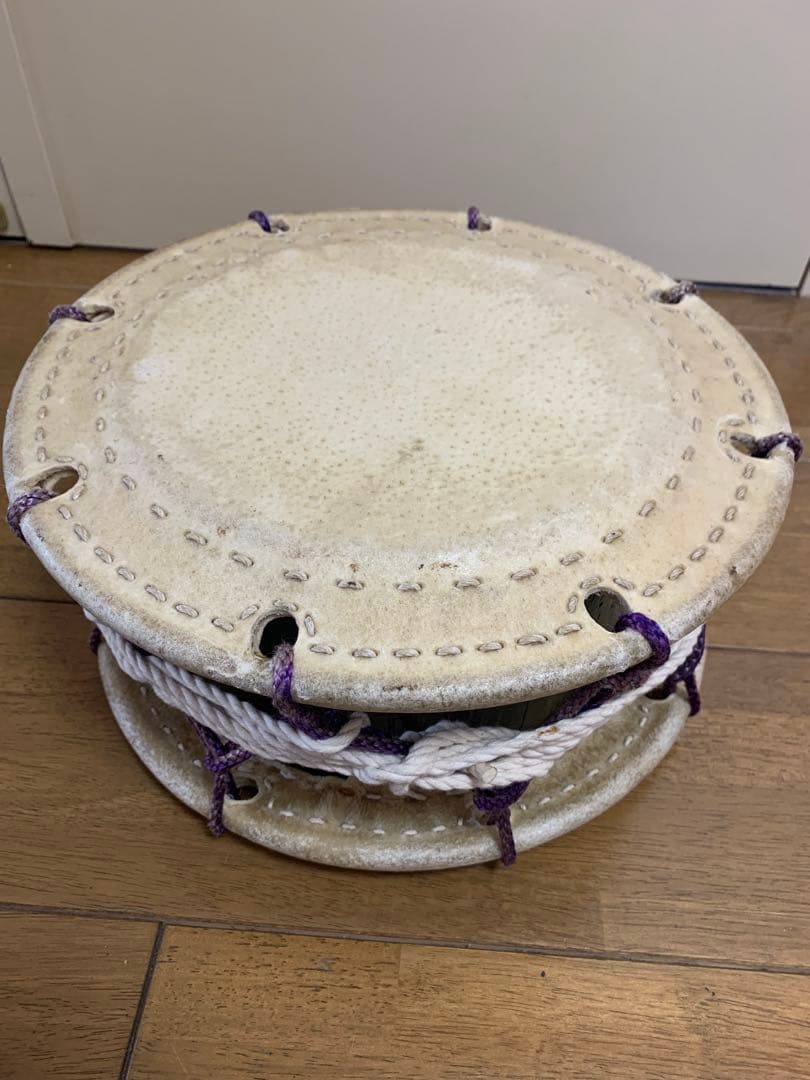 和楽器　和太鼓　締太鼓　現状品　W30cm しめ太鼓