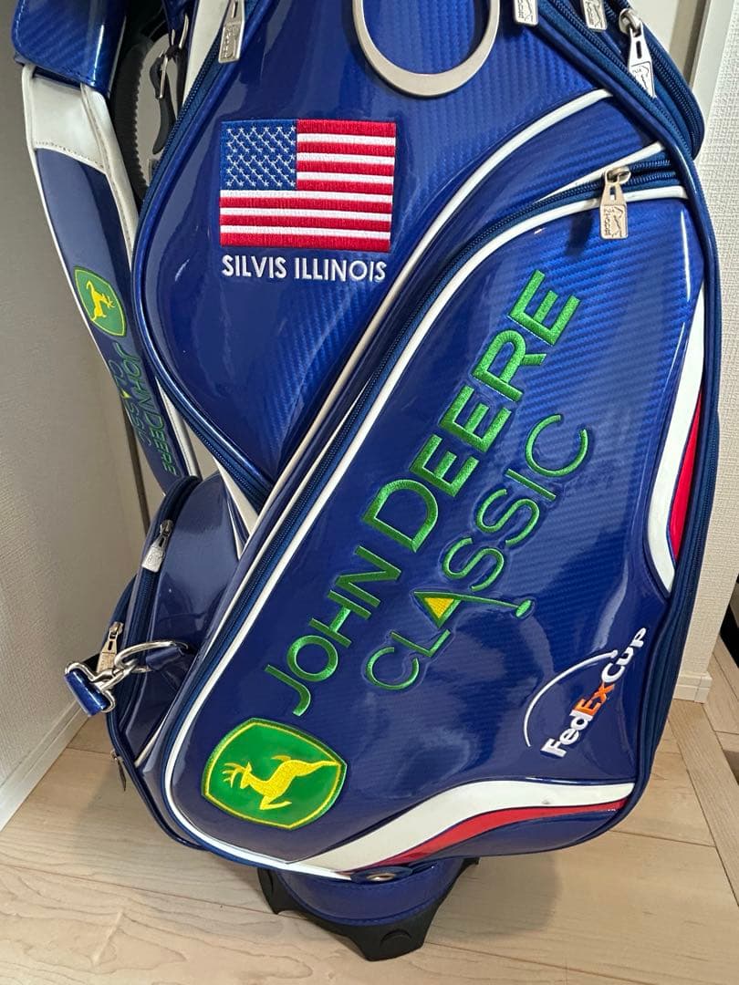 【美品＆生産終了】US PGA TOUR キャディバッグ3065 ブルー