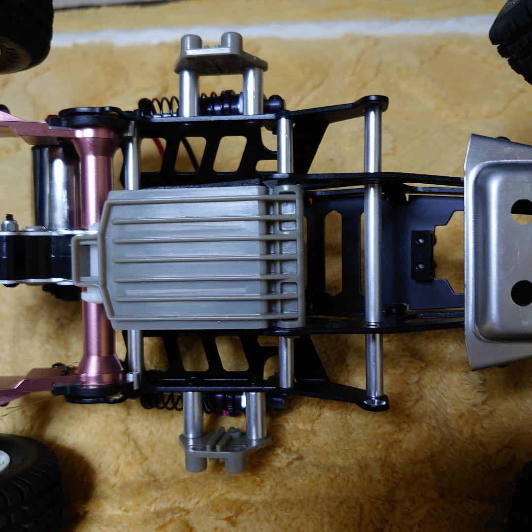 め*か様 タミヤマイティフロッグ アルミシャーシ仕様 ビートルボディ