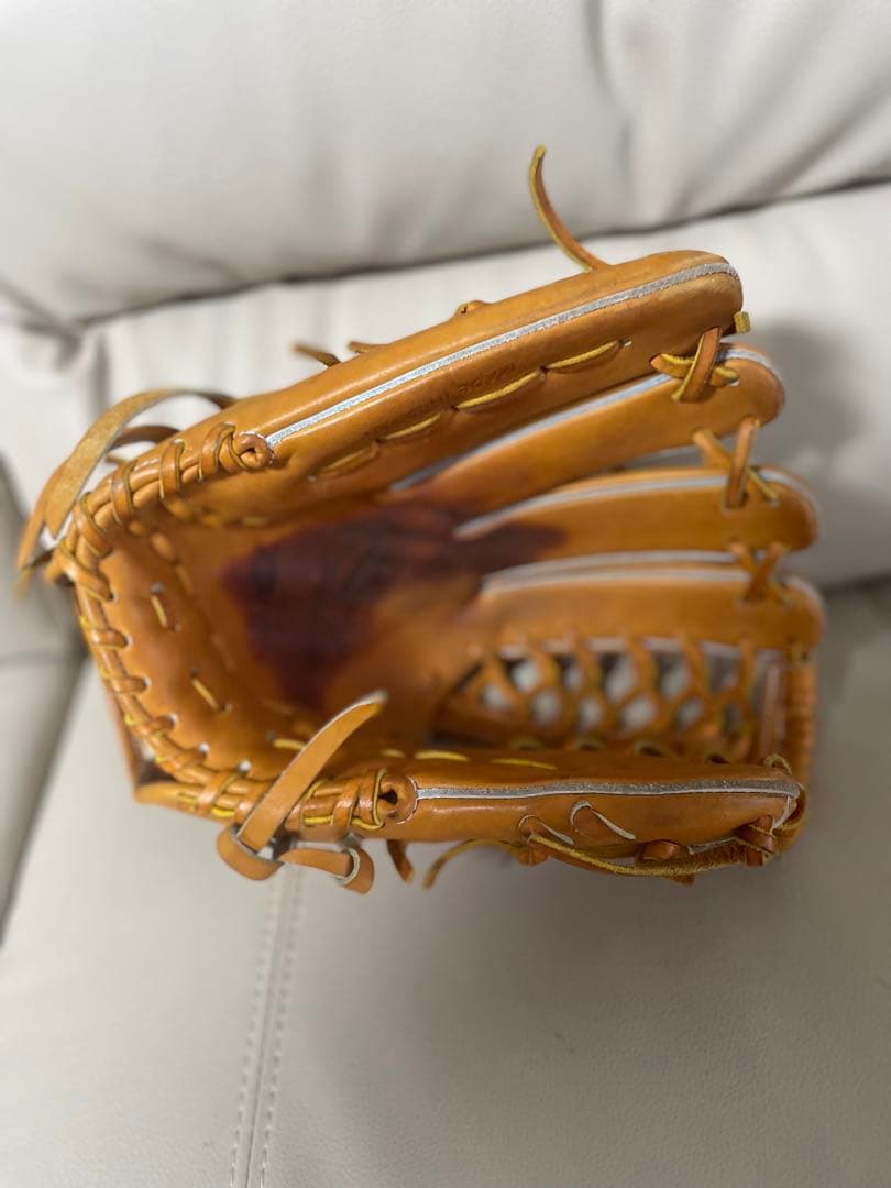 ご予約済み　ザナックス　硬式 野球グローブ 左投げ用　外野手　収納袋付き