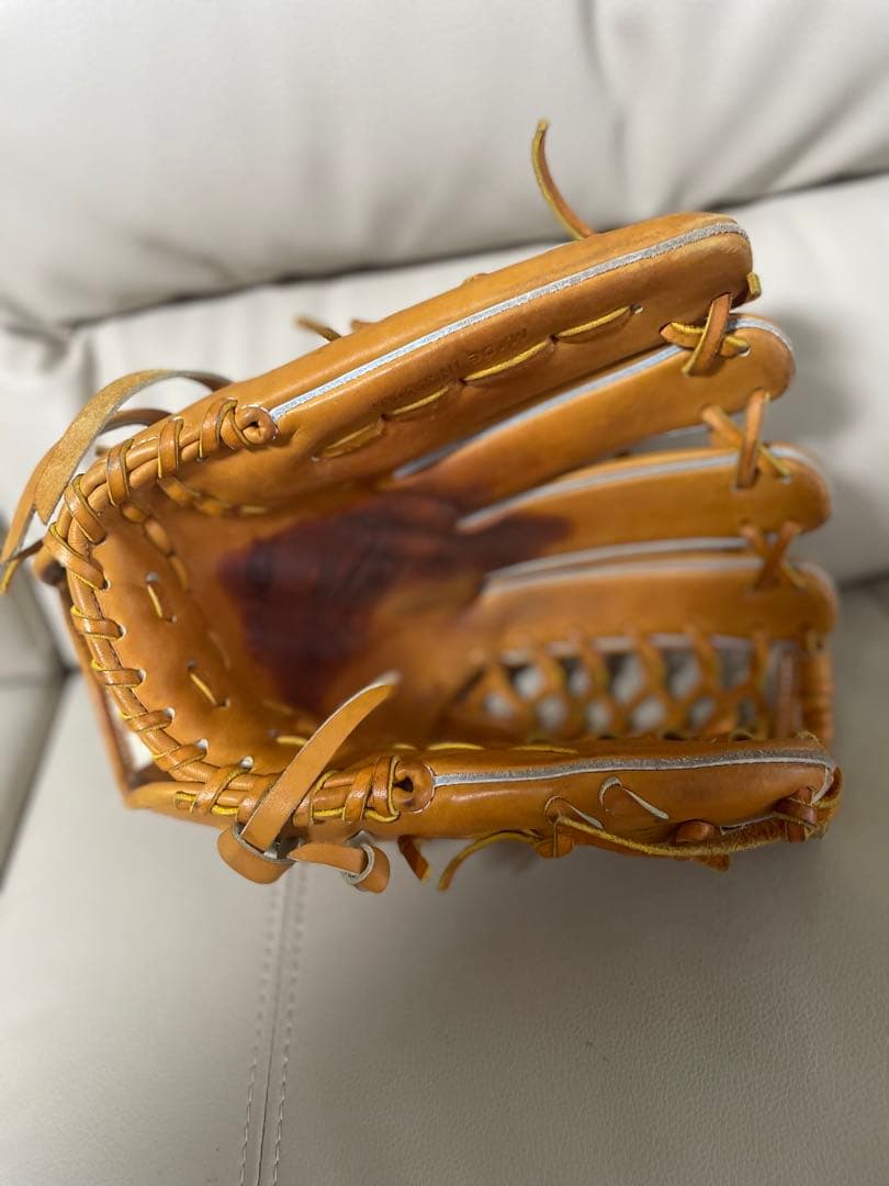 ご予約済み　ザナックス　硬式 野球グローブ 左投げ用　外野手　収納袋付き