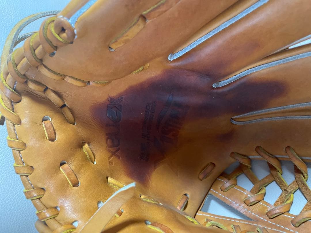 ご予約済み　ザナックス　硬式 野球グローブ 左投げ用　外野手　収納袋付き