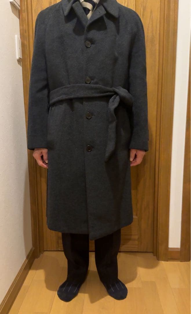 【数回のみ着用】Turnbull & Asserアンゴラ100%チェスターコート