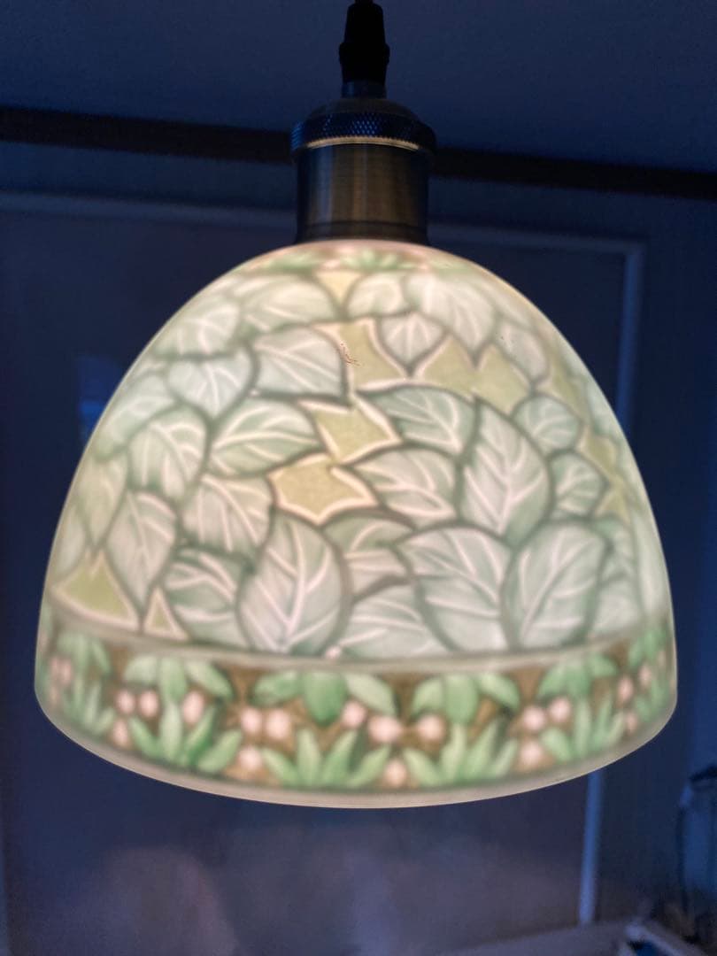 アルフォンス ミュシャ画 ペンダントランプ照明 アンティーク調