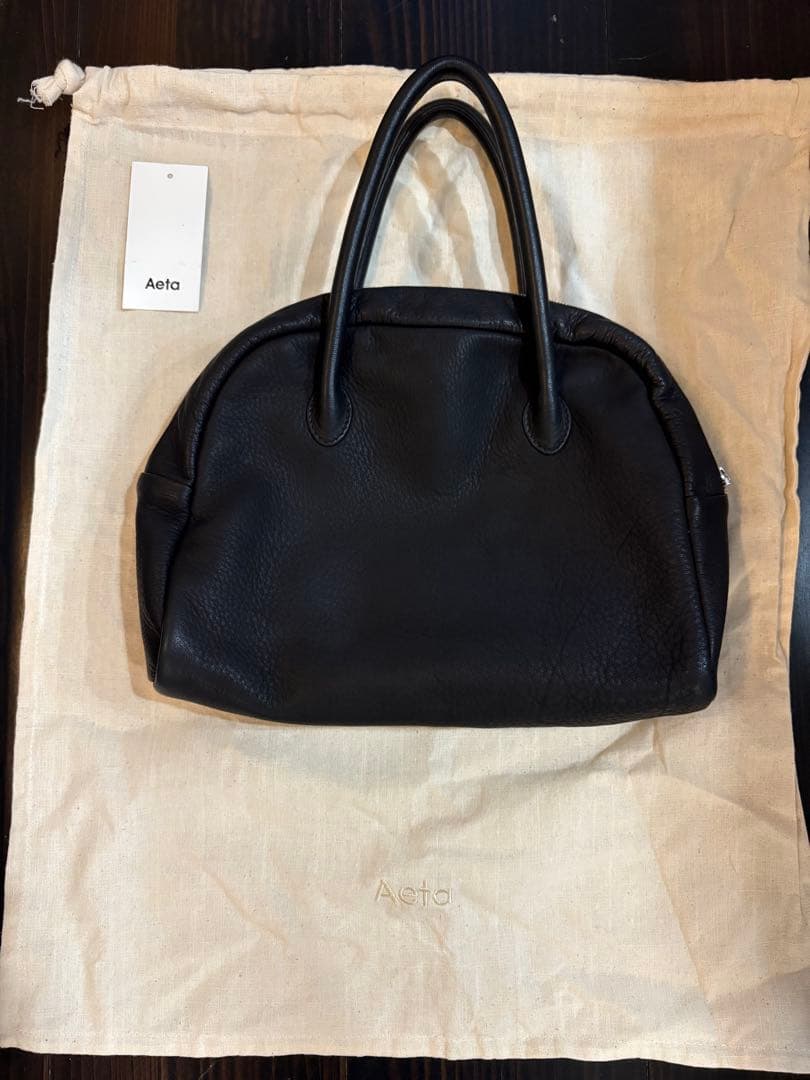 Aeta ブラック ハンドバッグ S