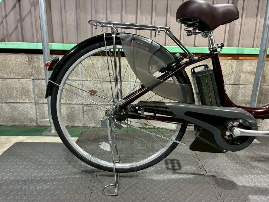 №8609 電動自転車　ヤマハ　パスナチュラ 26インチ ブラウン