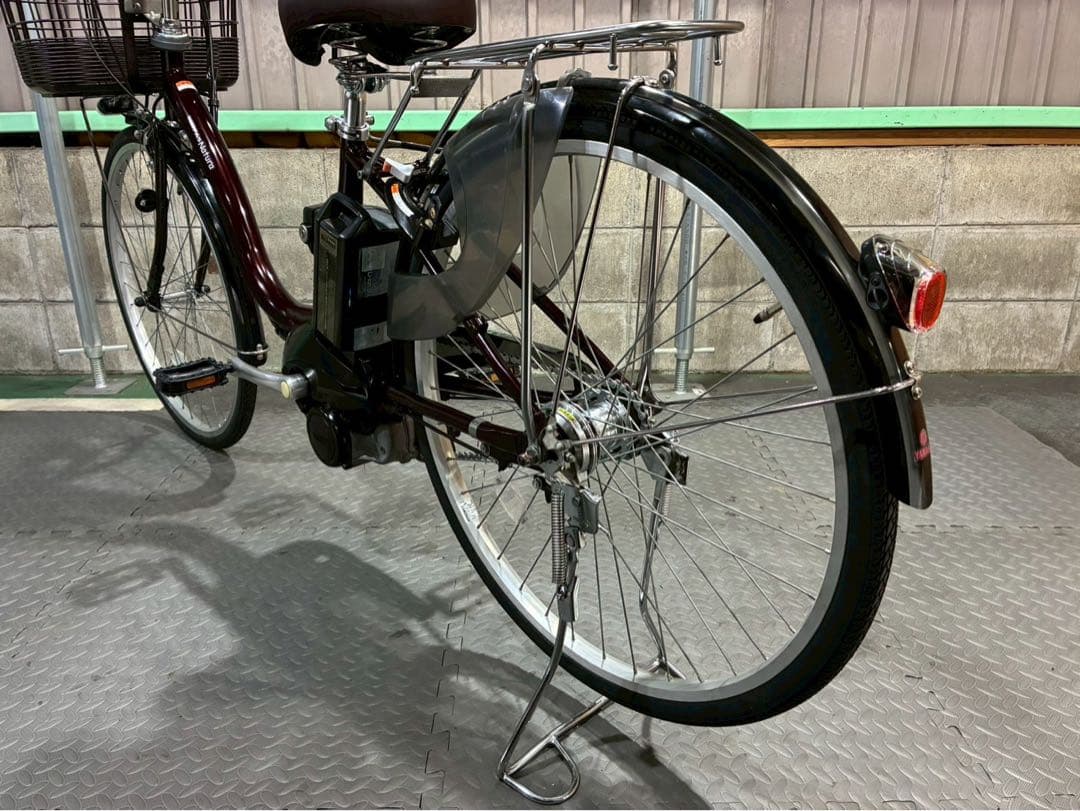 №8609 電動自転車　ヤマハ　パスナチュラ 26インチ ブラウン