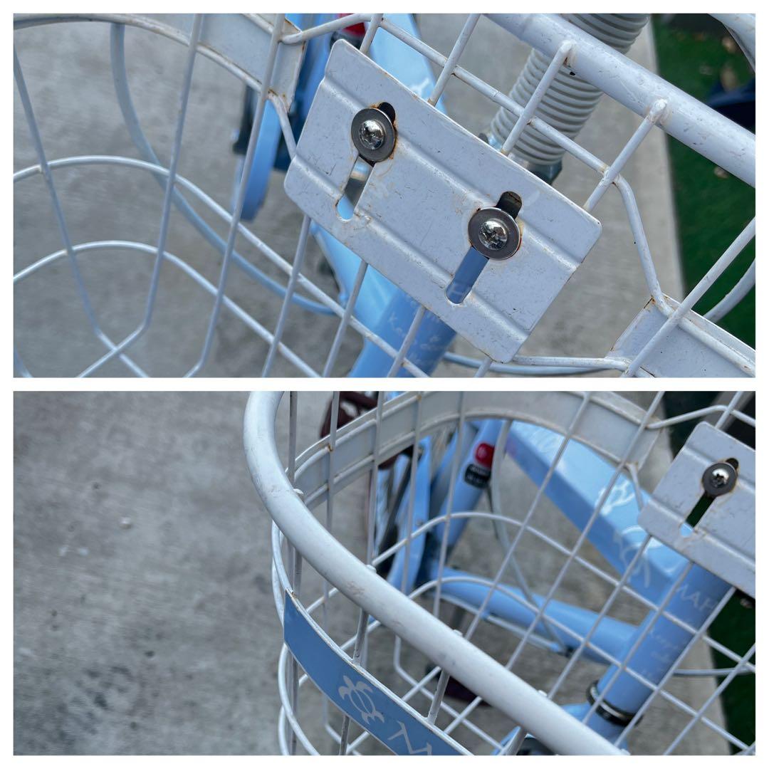 マハロ　ブルー　キッズ　自転車　24インチ　引取限定