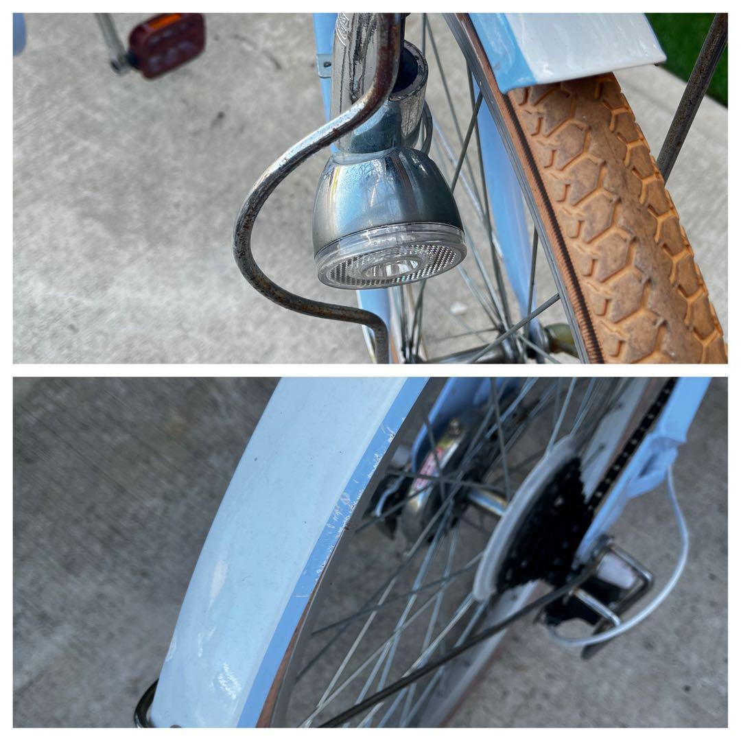 マハロ　ブルー　キッズ　自転車　24インチ　引取限定