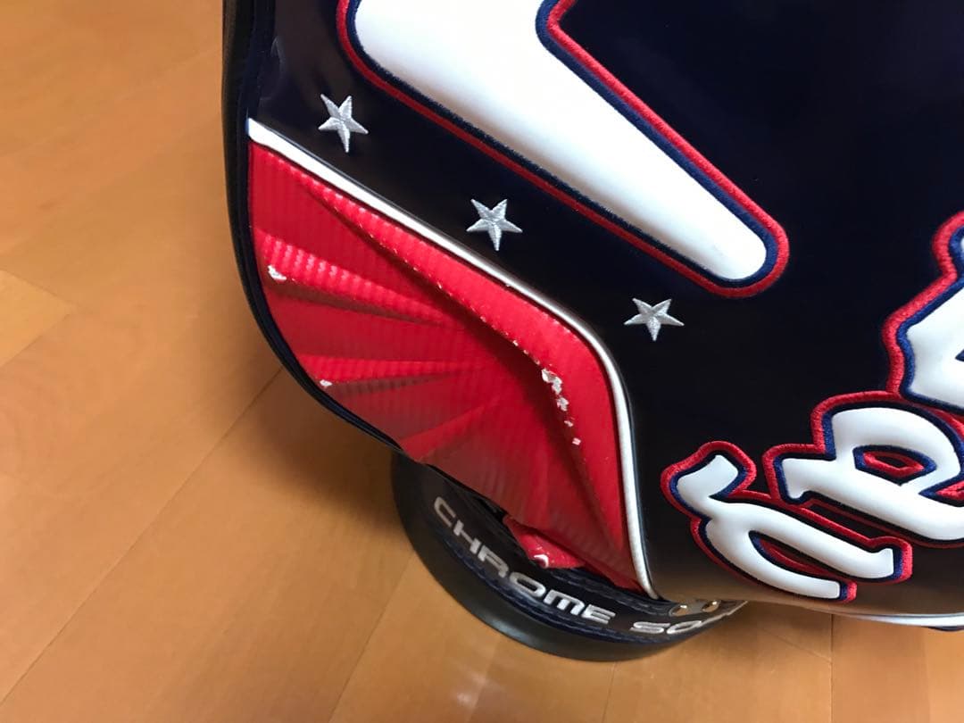 藤田光里プロ ツアー実使用 直筆サイン入り ツアーキャディバッグ オウンネーム入