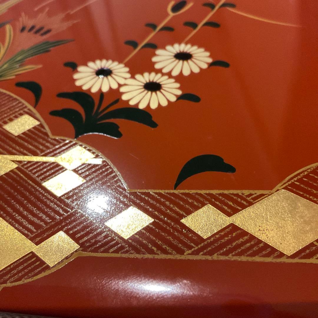 桑原大内塗漆器製作所　山口県特産　大内塗 漆器　文庫 文箱（かぶせ蓋）