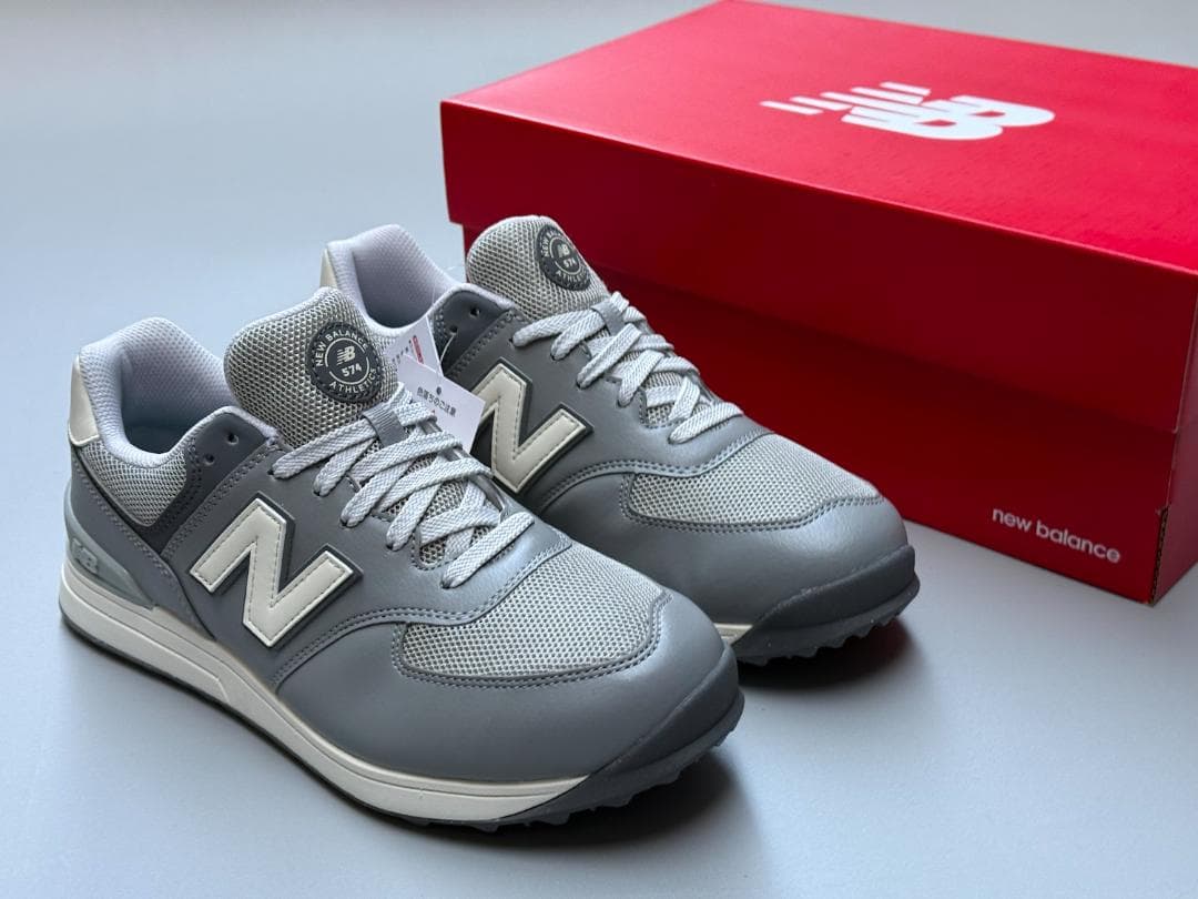 新品 24.5cm ニューバランス ゴルフシューズ UGS574C3 GRAY