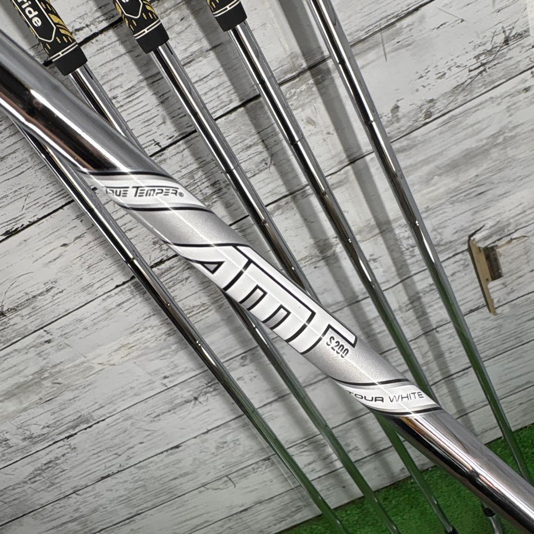 タイトリストT100 2023 5〜Pw AMT S200 TOUR WHITE