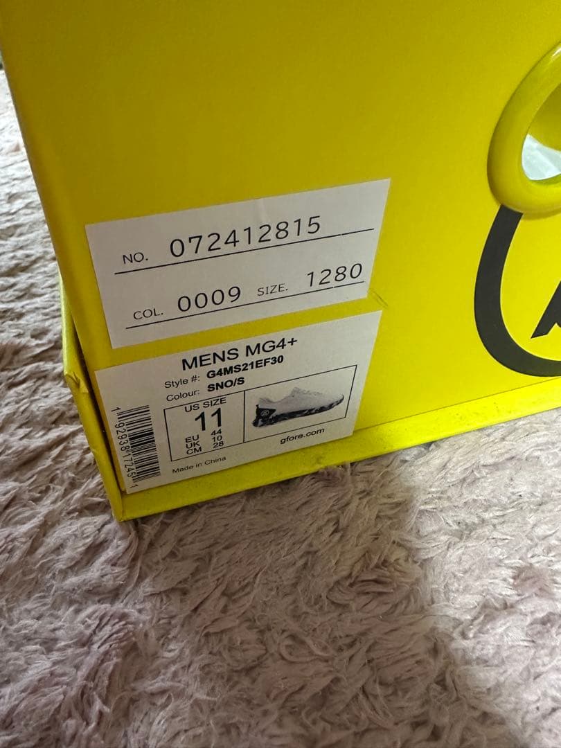 gfore ゴルフ mg4 サイズ28 us11 ホワイト