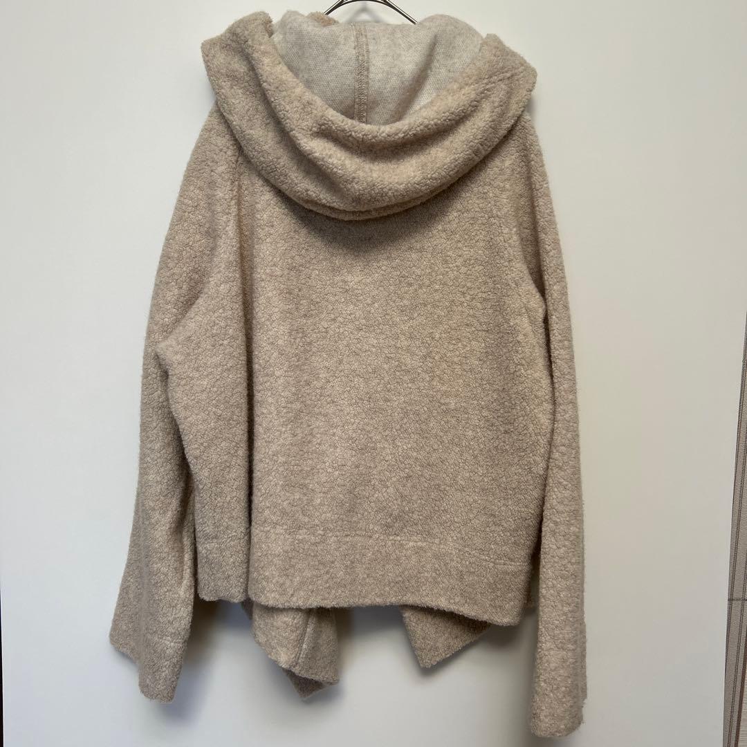 Y's ワイズ ヨウジヤマモト ボア ポンチョ フード