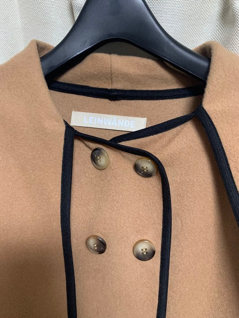 LEINWANDE ベージュ ポンチョ