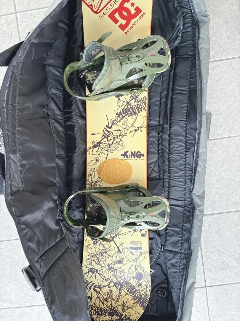 ⭐️ケース付⭐️BURTON×SIMS　シムス　スノーボードセット 153cm