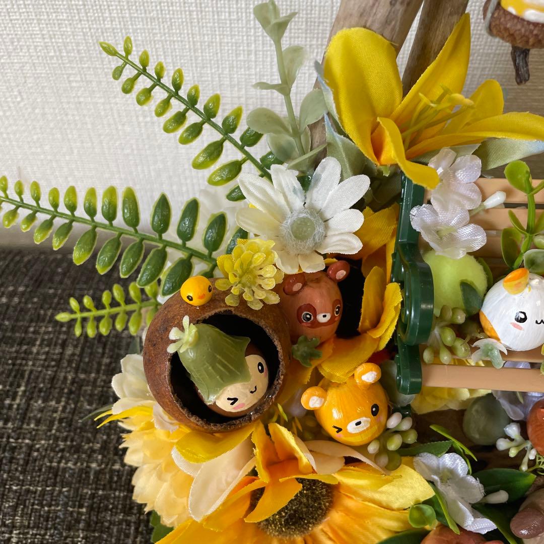 【一点もの】ひーちゃん☆ひまわりの飾り