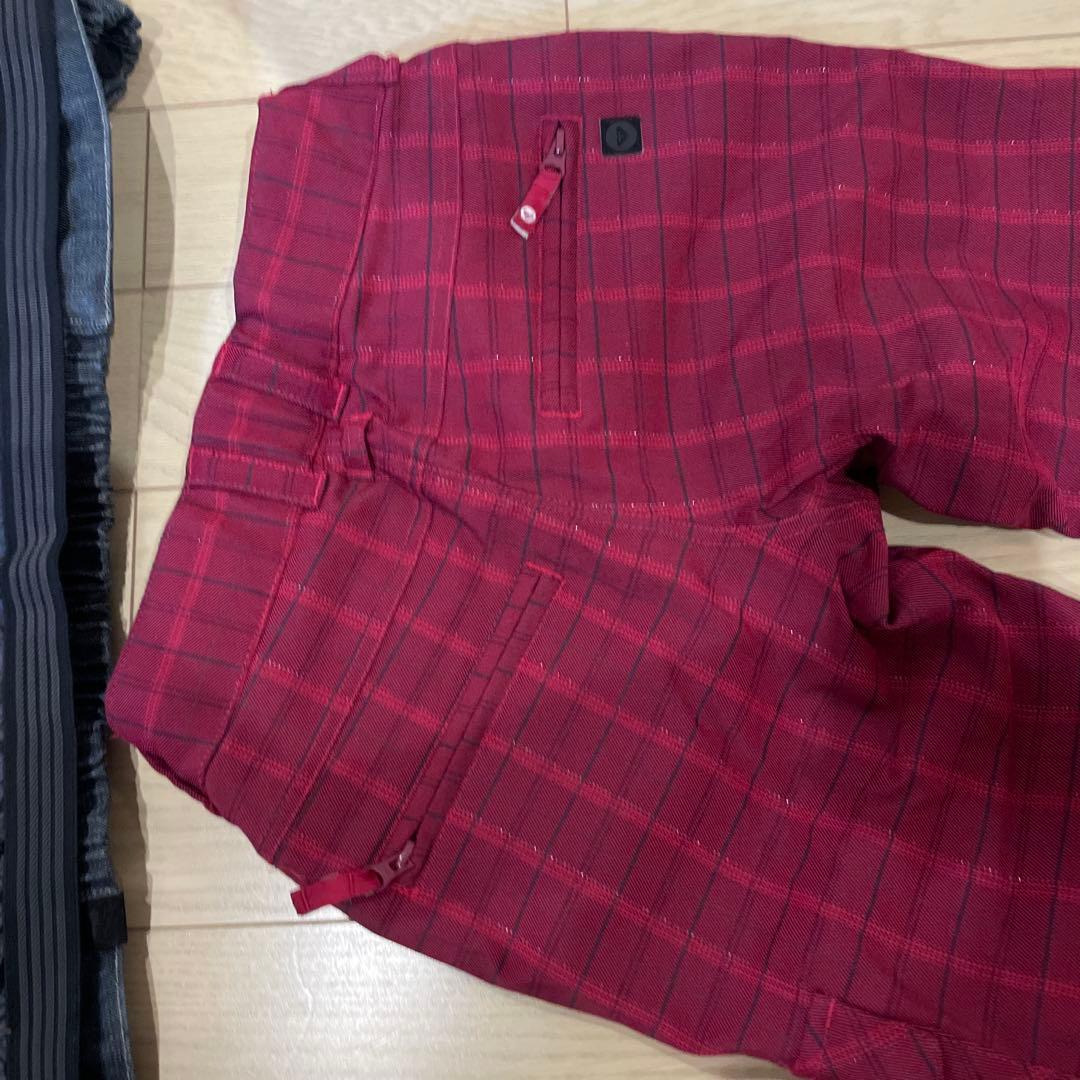 SサイズROXY デニムジャケットと赤いパンツセット