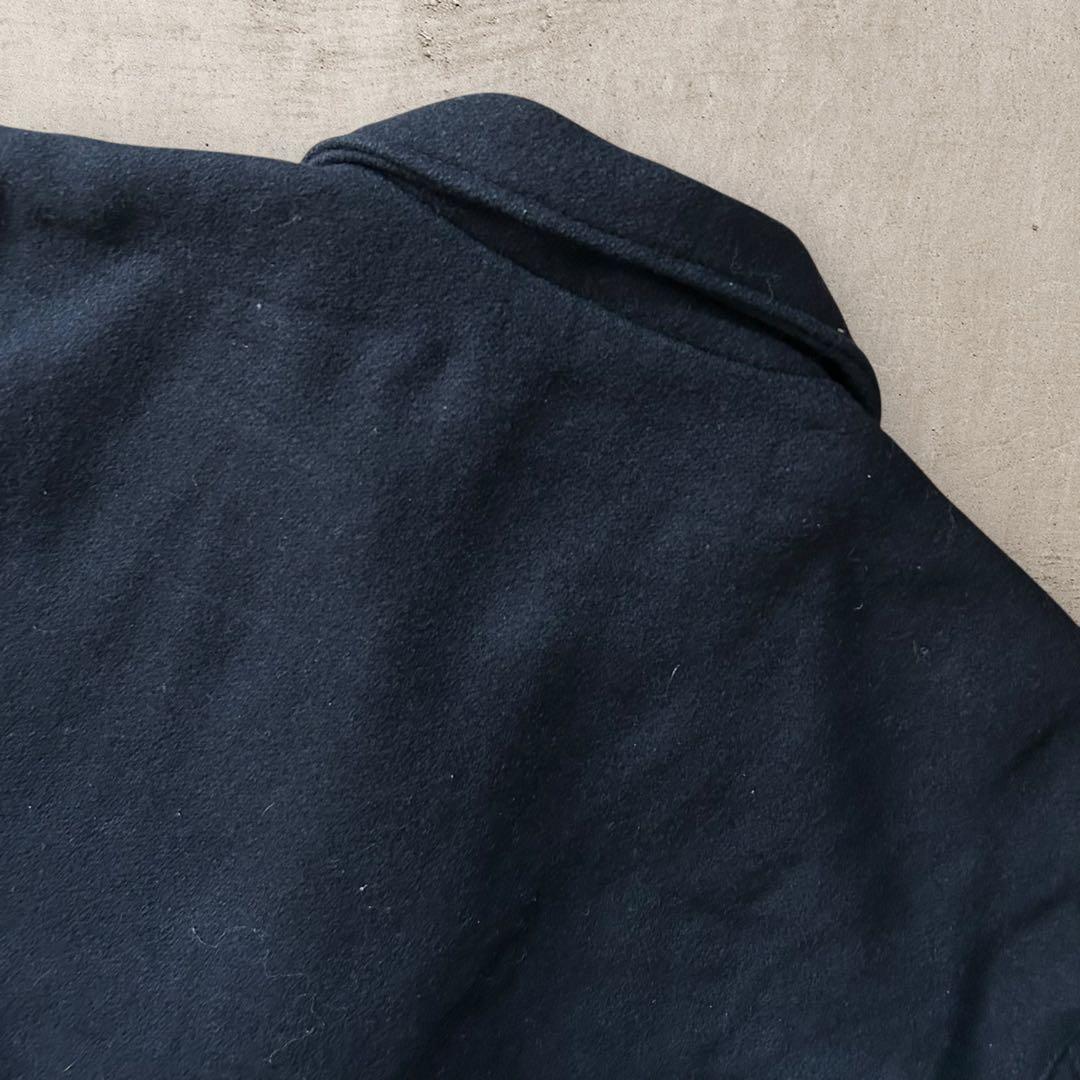 希少USA製90sDeLONGデロングウールスタジャンFireDept刺繍古着