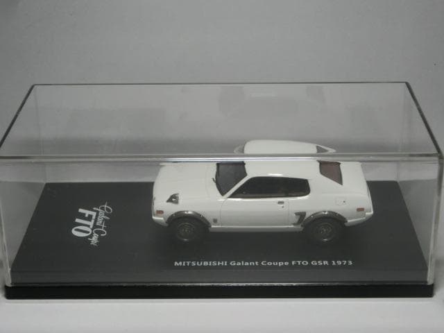 LA-X 1/43 三菱ギャランクーペFTO 1600GSR 1973 白 箱付