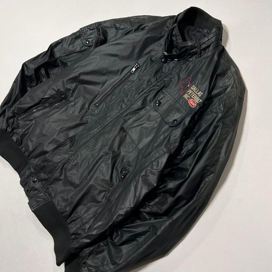 t*k様 90s Vintage ナイロン ボンバージャケット フェード 企業ロ