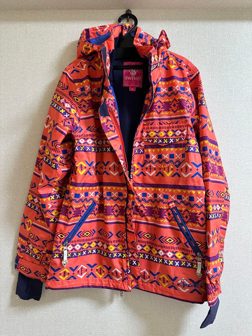 Swivel スイベル中綿 暖かスノーボードウェア4点セット サイズL