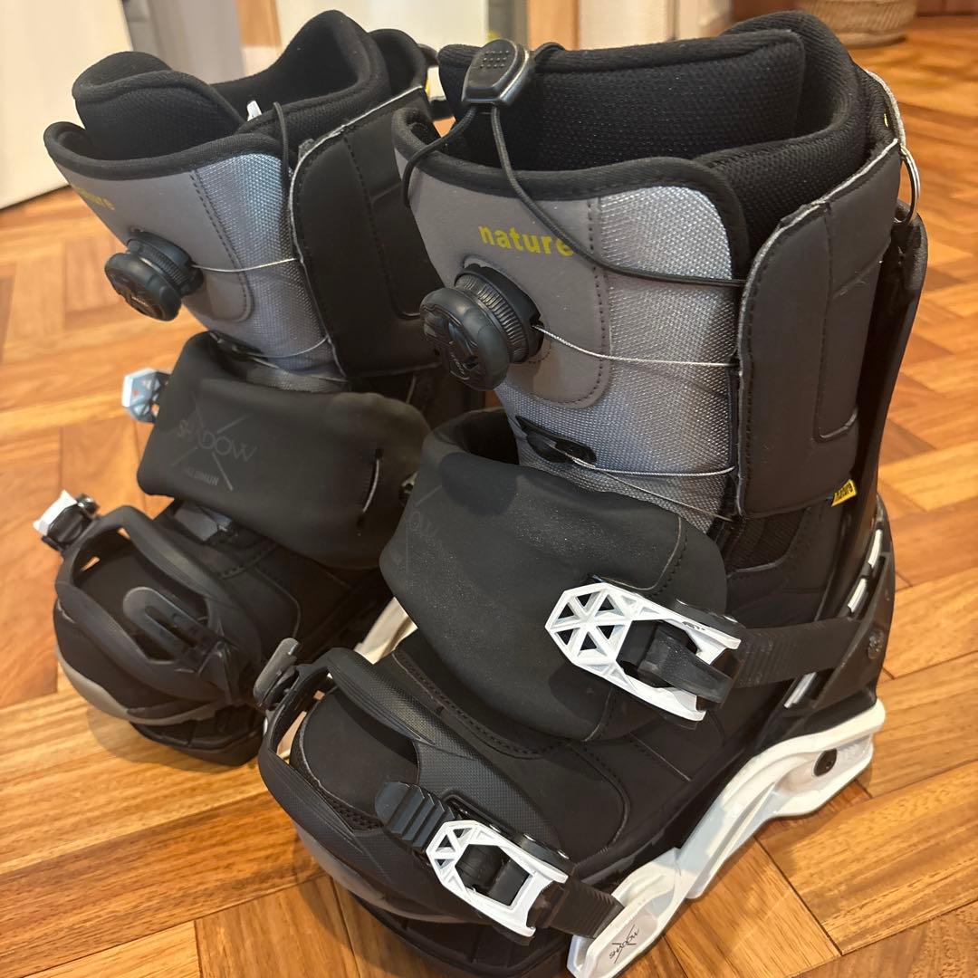 ARBN natureスノーボードブーツ 25.5cm ビンディングセット
