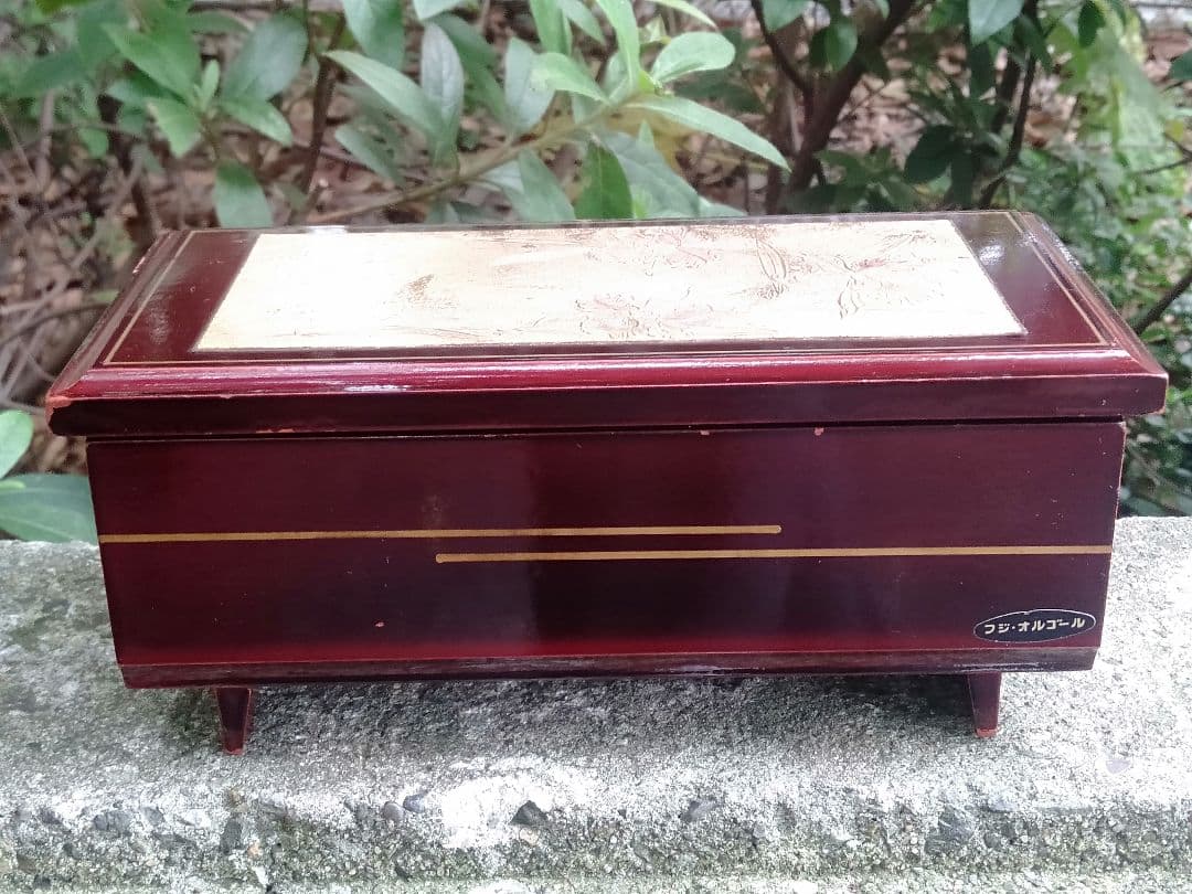 50s 昭和レトロ ビンテージ 伝統工芸 金細工 蒔絵 漆塗り ジュエリーBOX