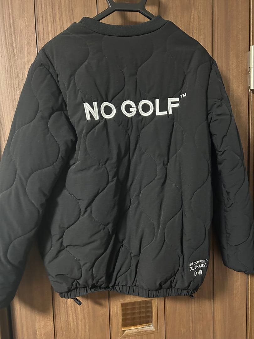 【希少】NO GOLF PADDED PISTE L/S - Black XS