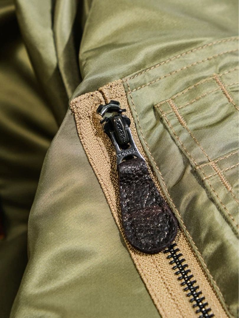 サイズ38M希少 B-15B 初期型 復刻 MA-1 no.3220規格 馬革