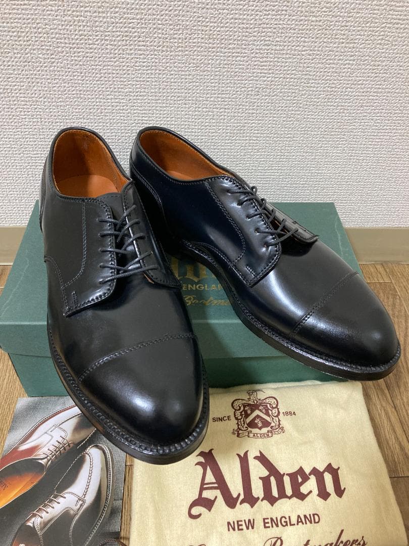 ALDEN オールデン 2161 ブラックコードバン 8E - メルカリ