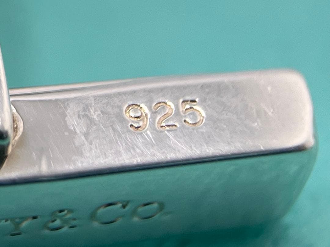 c519 美品　ティファニー　シグネチャー　カフス　カフリンクス　シルバー925