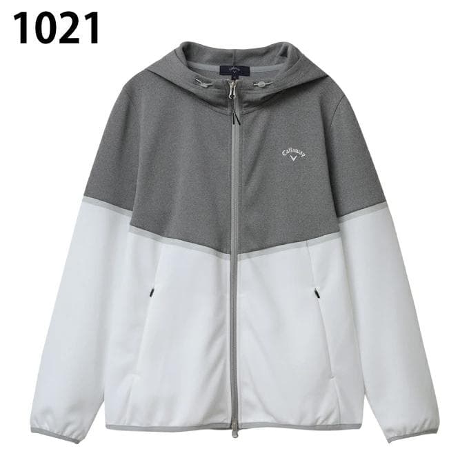 キャロウェイC22117200レディースパーカー　グレー　Ｌサイズ