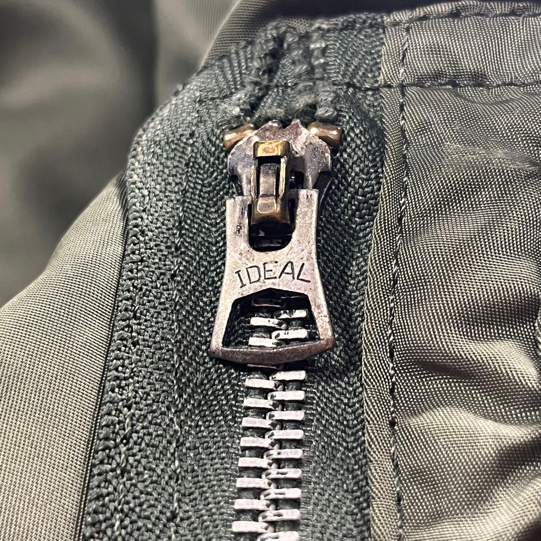 80s アルファインダストリーズ MA-1 usa 白タグ L 90s