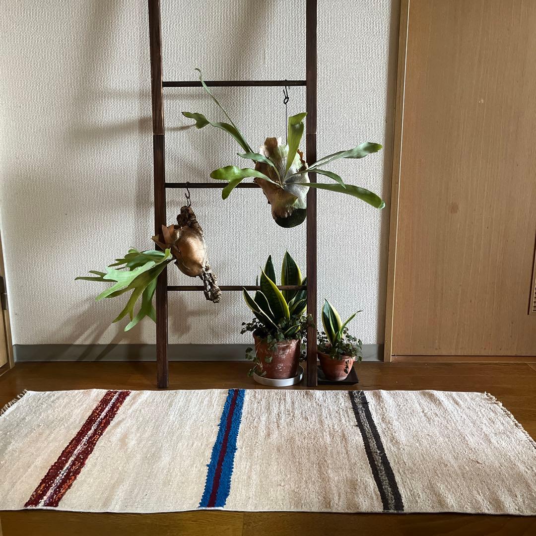 トルコヴィンテージ麻ラグNo.96 生成り