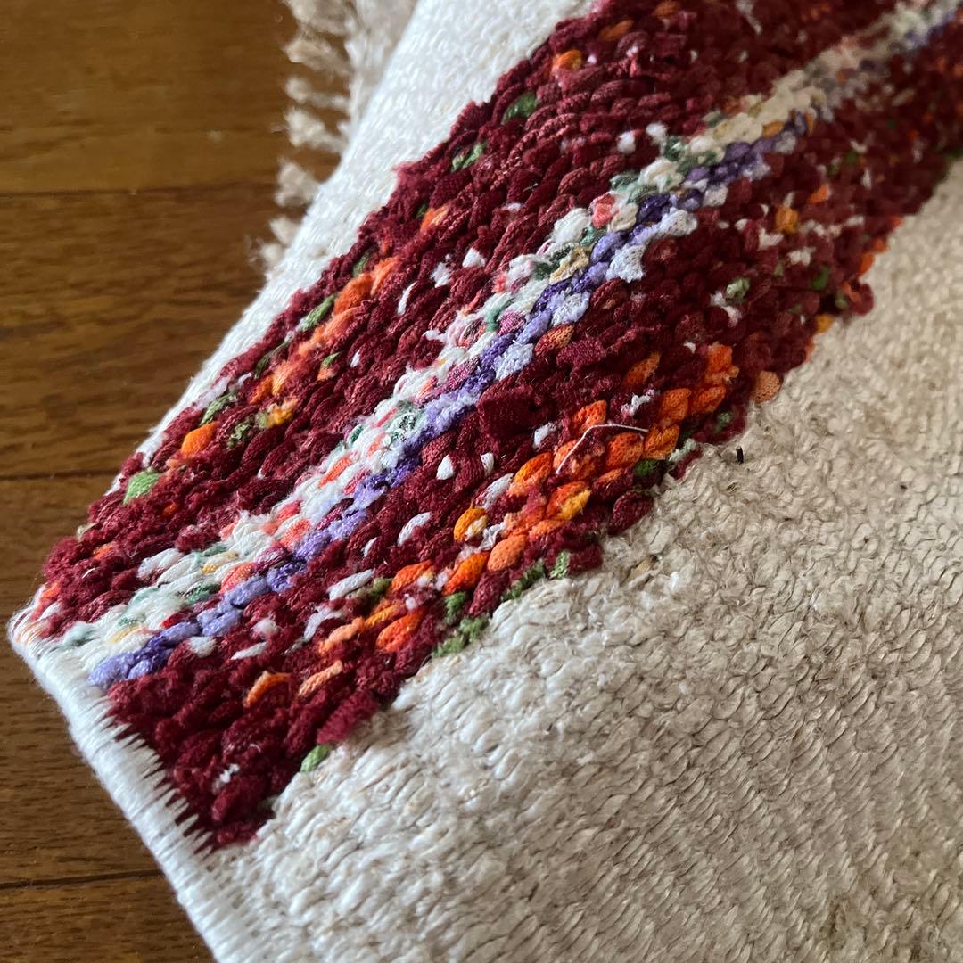 トルコヴィンテージ麻ラグNo.96 生成り