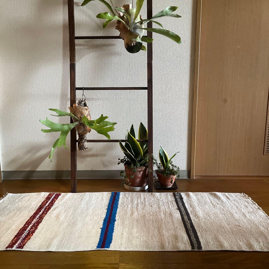 トルコヴィンテージ麻ラグNo.96 生成り