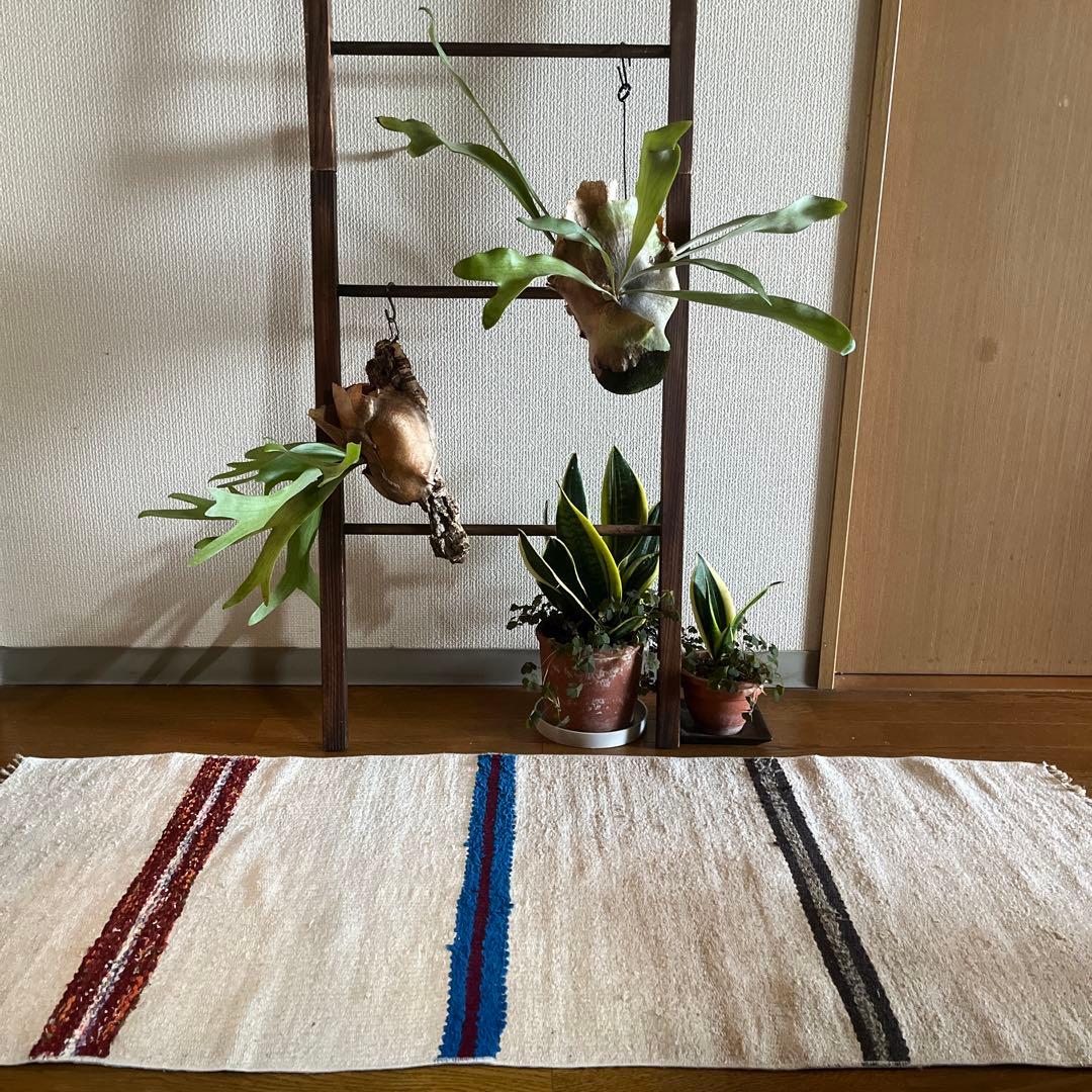 トルコヴィンテージ麻ラグNo.96 生成り