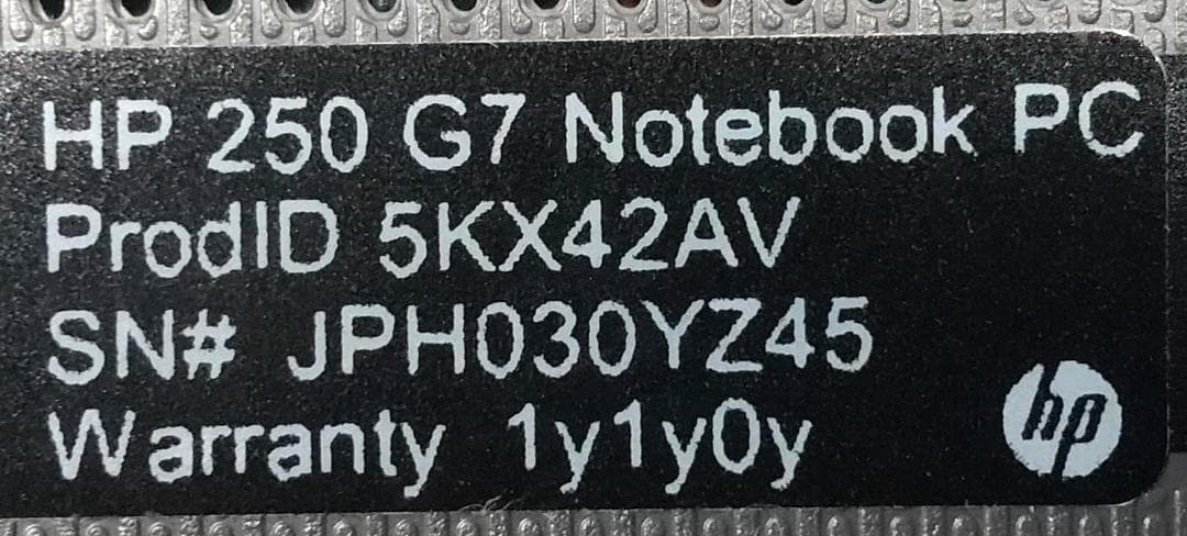 HP 250 G7 8世代 i5 Win11 16GB Office付き