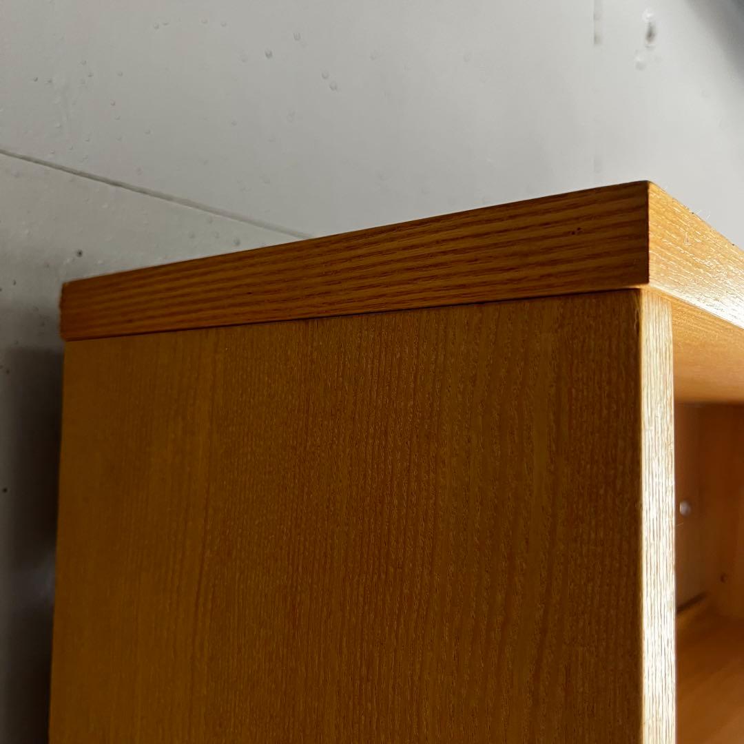 廃盤・希少★無印 組み合わせて使える木製収納・奥行２１ｃｍ・ミドルタイプ