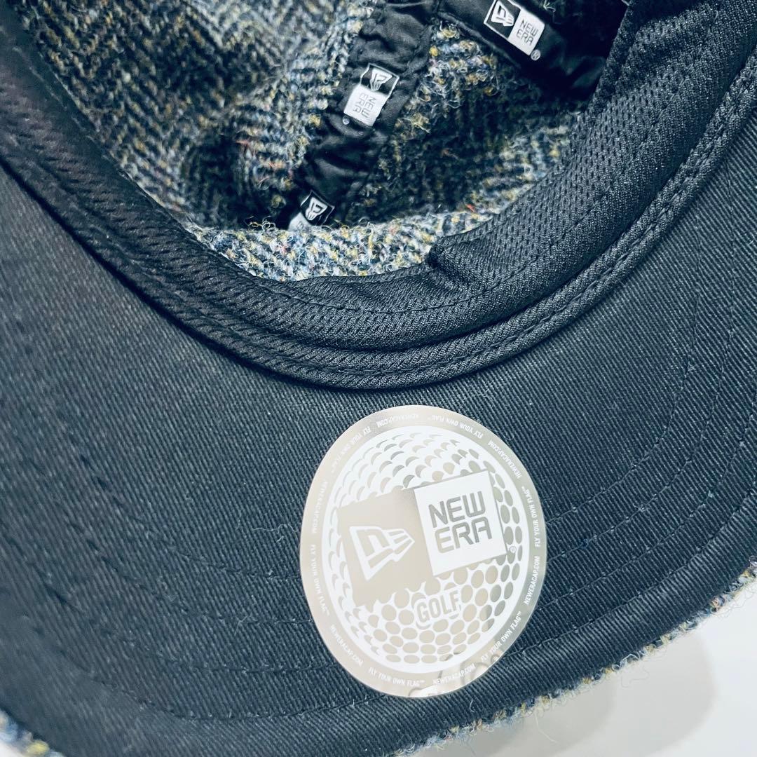 新品ビームス×ニューエラ×ハリスツイード サイズ調整が可能な誰でも被