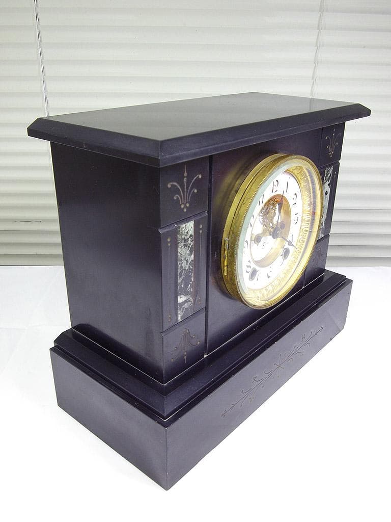 精工舎 ゼンマイ機械式 振り子 置時計 戦前 稼働品 ボンボン時計 アンソニア