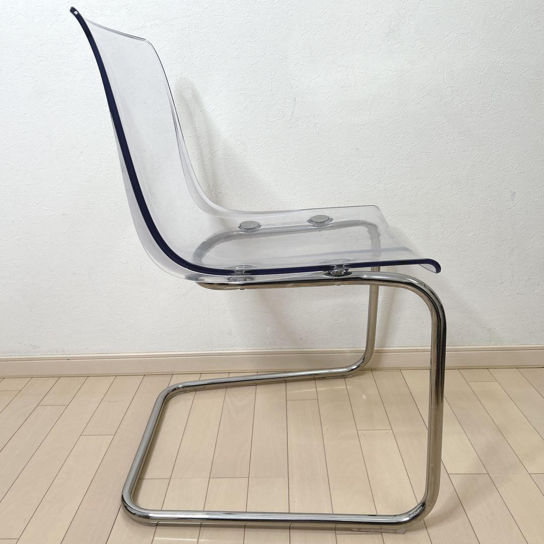 IKEA TOBIAS トービアス ダイニングチェア 椅子 クリア 透明