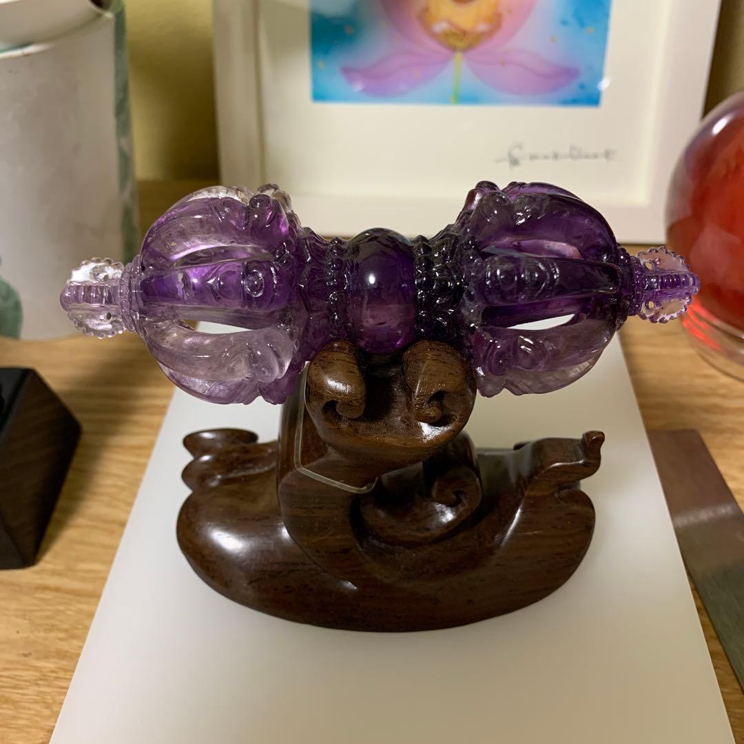 アメジストの(八)五鈷杵