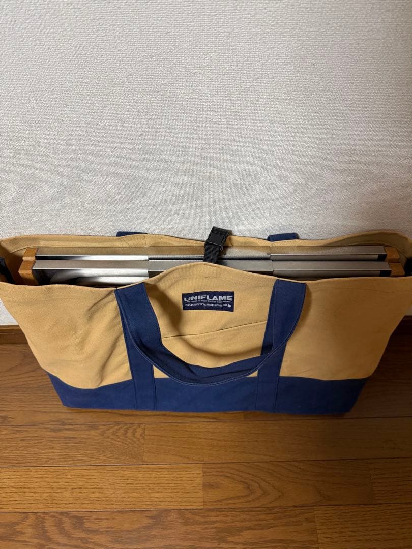 ユニフレーム焚火テーブル2台　レプリングと専用トートバッグ付