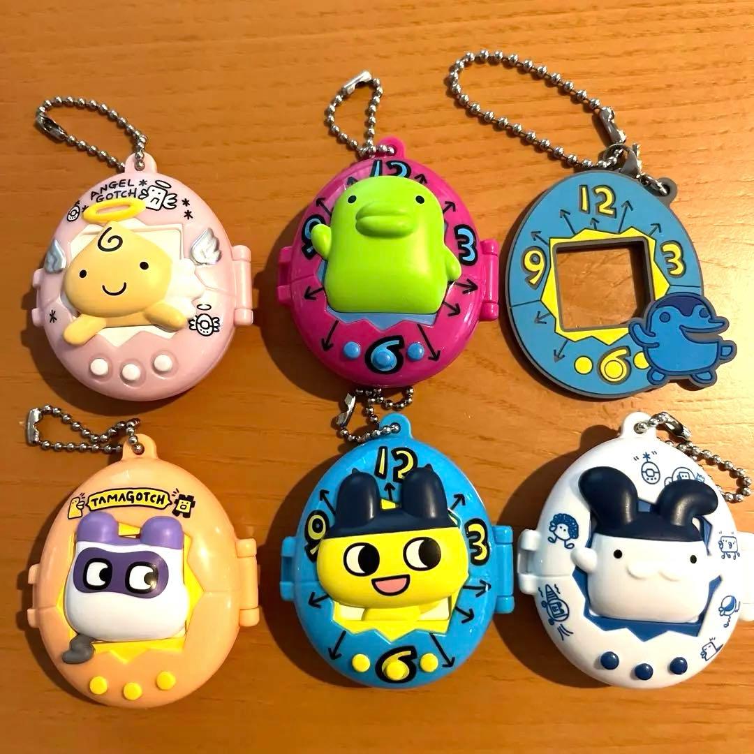 たまごっち キャラクターキーホルダー 6個セット 平成 レトロ 女子校