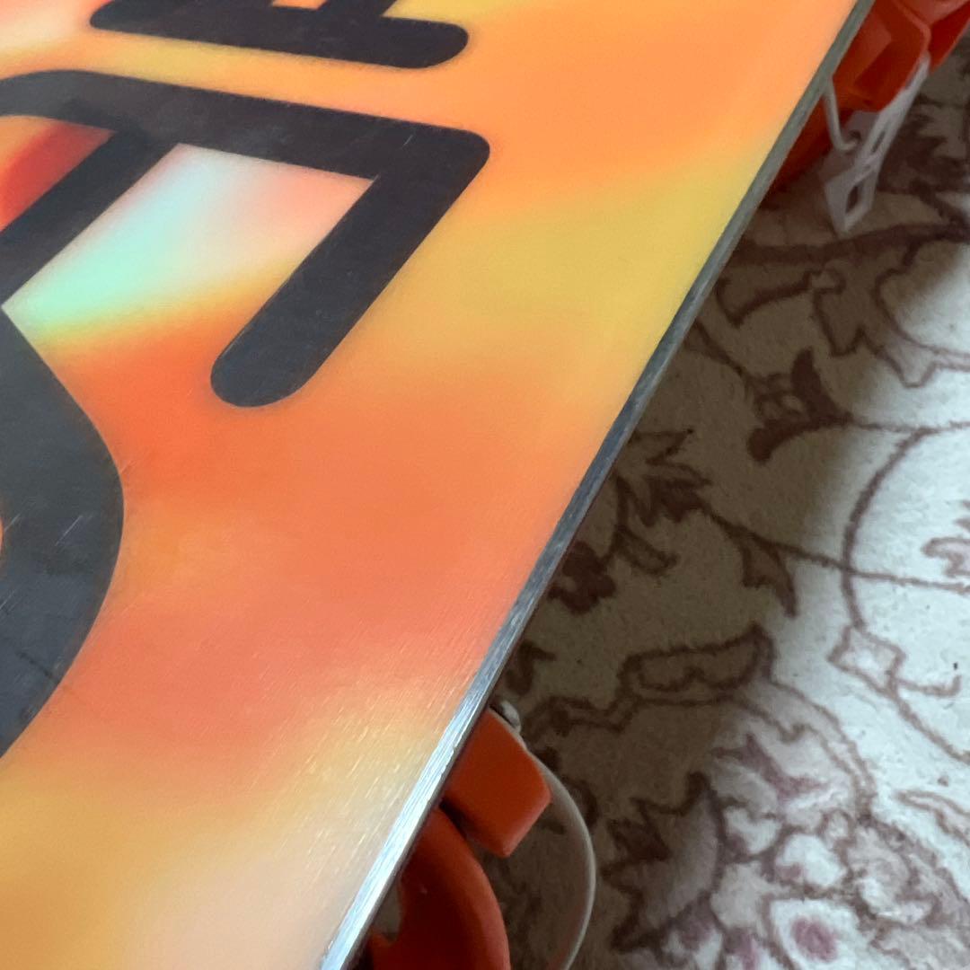 美品 SALOMON 138cm バイン付 スノーボードセット 子供 レディース